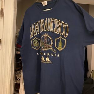 Vintage San Francisco XL navy tee